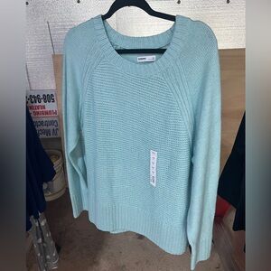 Sonoma Kohls XL Blue Women’s Sweater NWT Crew Neck
